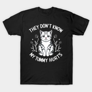 they don't know my tummy hurts T-Shirt